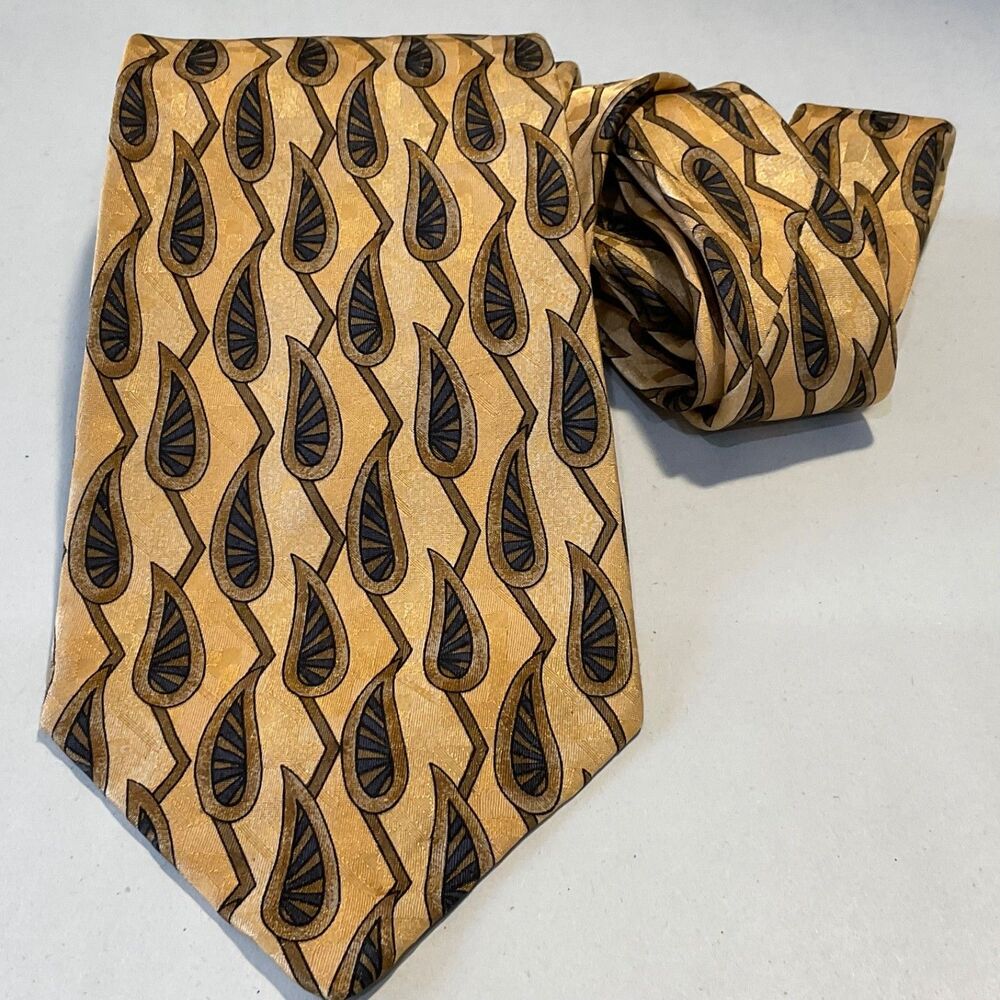 Robert Talbott Best of Class Nordstrom Mens Long 100% Silk Paisley Tie made USA